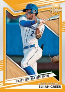 2022 Panini Elite Extra Edition Baseball - ELITE EXTRA EDITION OPTIC GOLD, Elijah Green