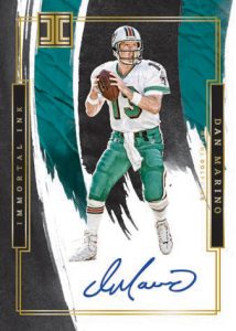 2022 Panini Impeccable Football - IMMORTAL INK GOLD, Dan Marino