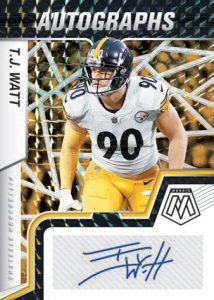 AUTOGRAPHS MOSAIC CHOICE BLACK GOLD, T.J. Watt