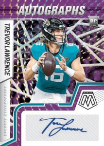 ROOKIE AUTOGRAPHS MOSAIC MOSAIC PURPLE, Trevor Lawrence