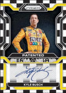 PATENTED PENMANSHIP CHECKERED FLAG PRIZM, Kyle Busch