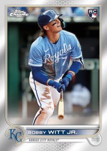2022 Topps Chrome Updates Baseball - Base Card, Bobby Witt Jr.