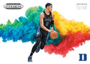 2022-23 Panini Prizm Draft Picks Fast Break Collegiate Basketball - COLOR BLAST, Jayson Tatum