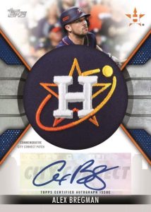 City Connect Patch Card Autograph Parallel, Alex Bregman