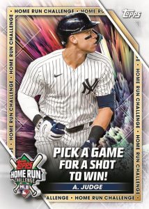 Home Run Challenge, Aaron Judge