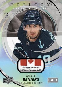 RARE ROOKIES Tag Parallel, Matt Beniers