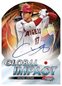 Global Impact Die-cut Autograph, Shohei Ohtani