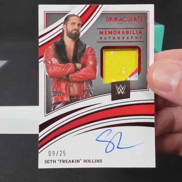 2022 Panini Immaculate WWE Cora Jade Memorabilia Autographs1