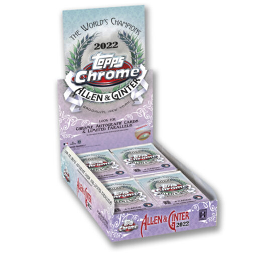 2022 Topps Allen & Ginter Chrome Baseball Hobby Box