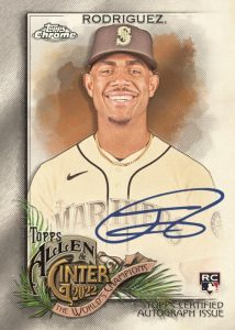 2022 Topps Allen & Ginter Chrome Baseball - Full-Size Autograph Card, Rodriguez