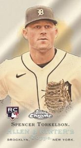 2022 Topps Allen & Ginter Chrome Baseball - Mini Rookie Card Design Variation, Spencer Torkelson
