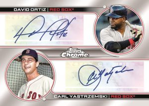 Double Autograph, David Ortiz & Carl Yastrzemski