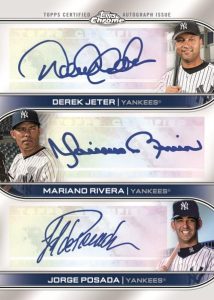 2022 Topps Chrome Sonic Lite Baseball - Triple Autograph