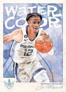 2022-23 Panini Court Kings Basketball - WATERCOLOR MASTERPIECE, Ja Morant