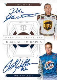 DUAL AUTOGRAPHS SILVER, Rusty Wallace & Dale Jarrett