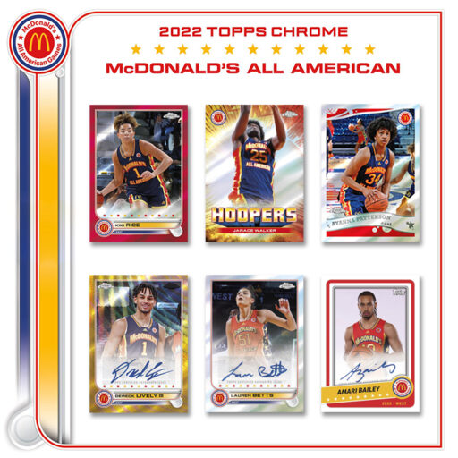 2022 Topps Chrome McDonald's All American Basketball Hobby Box