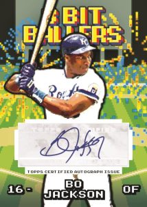 8-Bit Ballers Autograph Parallel, Bo Jackson