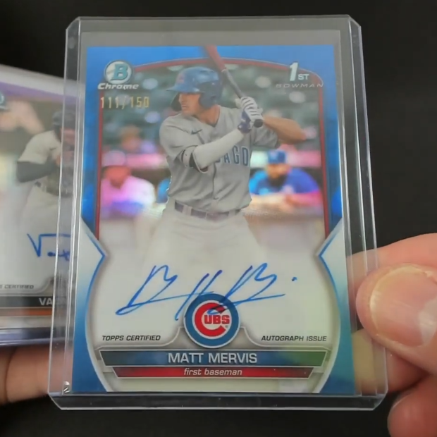 Chrome Prospect Autographs Gold