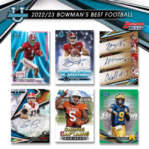 2023 Bowman's Best University Football Hobby Box