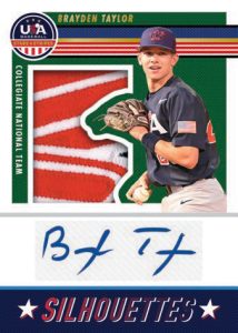 USA SILHOUETTES SIGNATURES JERSEYS PRIME, Brayden Taylor