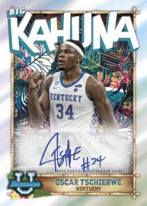Big Kahuna Autograph, Oscar Tschiebwe