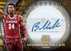 Bowman U Top of the Class Autograph, Brandon Miller