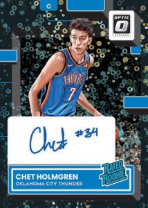 RATED ROOKIES SIGNATURES FAST BREAK BLACK, Chet Holmgren