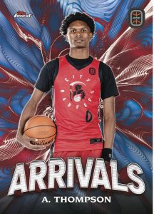 2022 Finest Arrivals Fusion Variation Blue Red Refractor Parallel, A Thompson