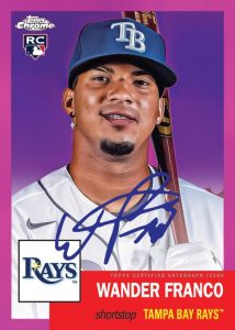 Autograph Card -Pink Refractor Parallel, Wander Franco
