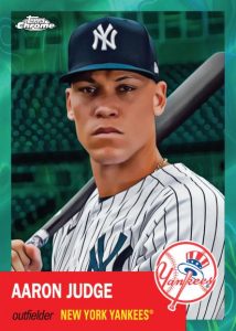 Base Card -Aqua Lava Parallel, Aaron Judge
