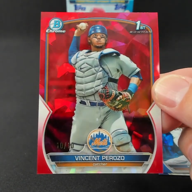 Sapphire Chrome Prospect Autographs Orange