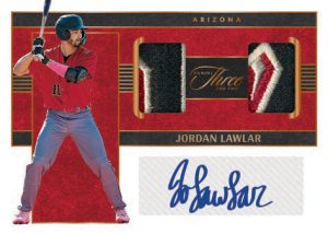 PROSPECT DUAL JERSEY AUTOGRAPHS BASES LOADED, Jordan Lawlar