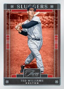 2023 Panini Three and Two Baseball - SLUGGERS HOLO SILVER, Ted Williams