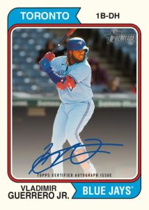 Real One Auto Card, Vladimir Guerreror Jr