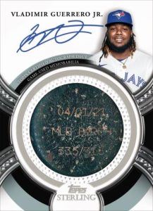 Topps Sterling Autographed Bat Knob Card, Vladimir Guerrero Jr