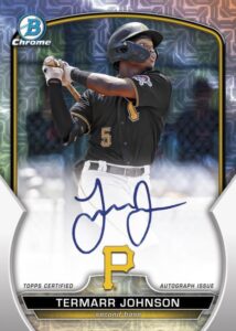 Termarr Johnson Autograph - 2023 Bowman Baseball Mega Box