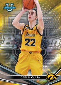 Base Card –Gold Lava Refractor, Caitlin Clark