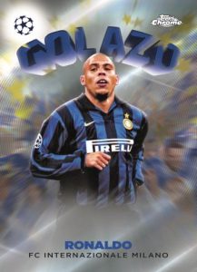 2022-23 Topps UEFA Club Competitions Chrome Hobby Soccer - Golazo, Ronaldo