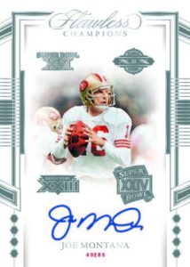 Champions 4X Signatures Silver Joe Montana.