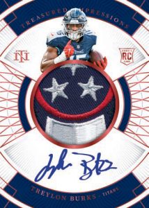 2022 Panini National Treasures Football - ROOKIE TREASURED IMPRESSIONS, Treylon Burks