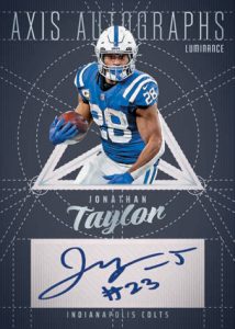 AXIS AUTOGRAPHS, Jonathan Taylor