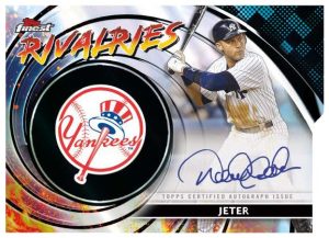 Finest Rivalries Die-Cut Autograph Variation, Jeter