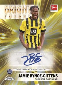 Bright Future Autograph Parallel, Jamie Bynoe-Gittens