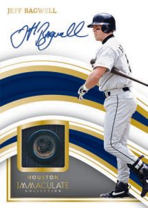 AUTOGRAPHED MATERIALS BUTTON, Jeff Bagwell