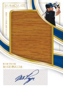 JUMBO BAT SIGNATURES GOLD, Mike Plazza