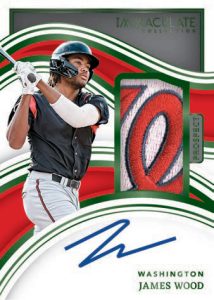 PROSPECT PATCH AUTOGRAPHS GREEN, James Wood