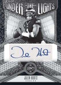 UNDER THE LIGHTS AUTOGRAPHS B&W BLACK, Jalen Hurts
