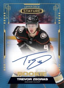 ROOKIES Blue Auto Parallel, Trevor Zegras