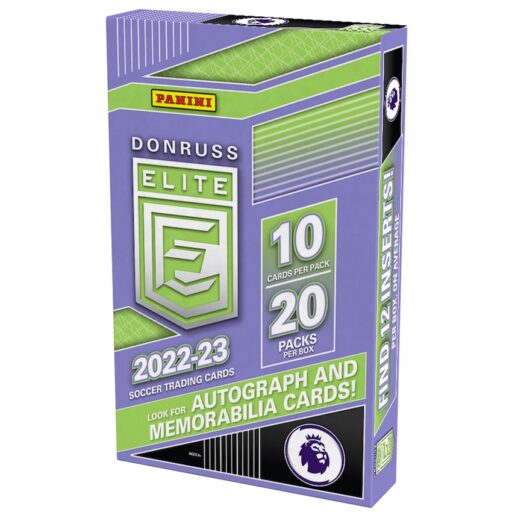 2022-23 Panini Donruss Elite Premier League Soccer Hobby Box