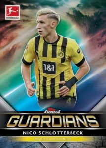 2022 23 Topps Finest Bundesliga Soccer Finest Guardians Nico Schlotterbeck